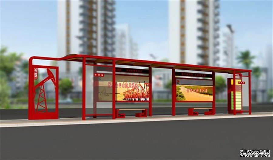 鶴壁公交候車亭廠家制作材質
