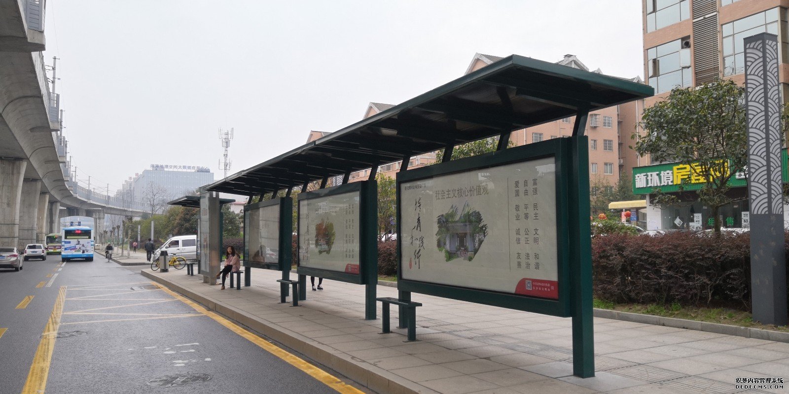 邵陽不銹鋼公交站臺要想全部承包下來