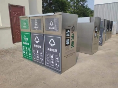 不銹鋼垃圾分類箱 不銹鋼垃圾分類箱